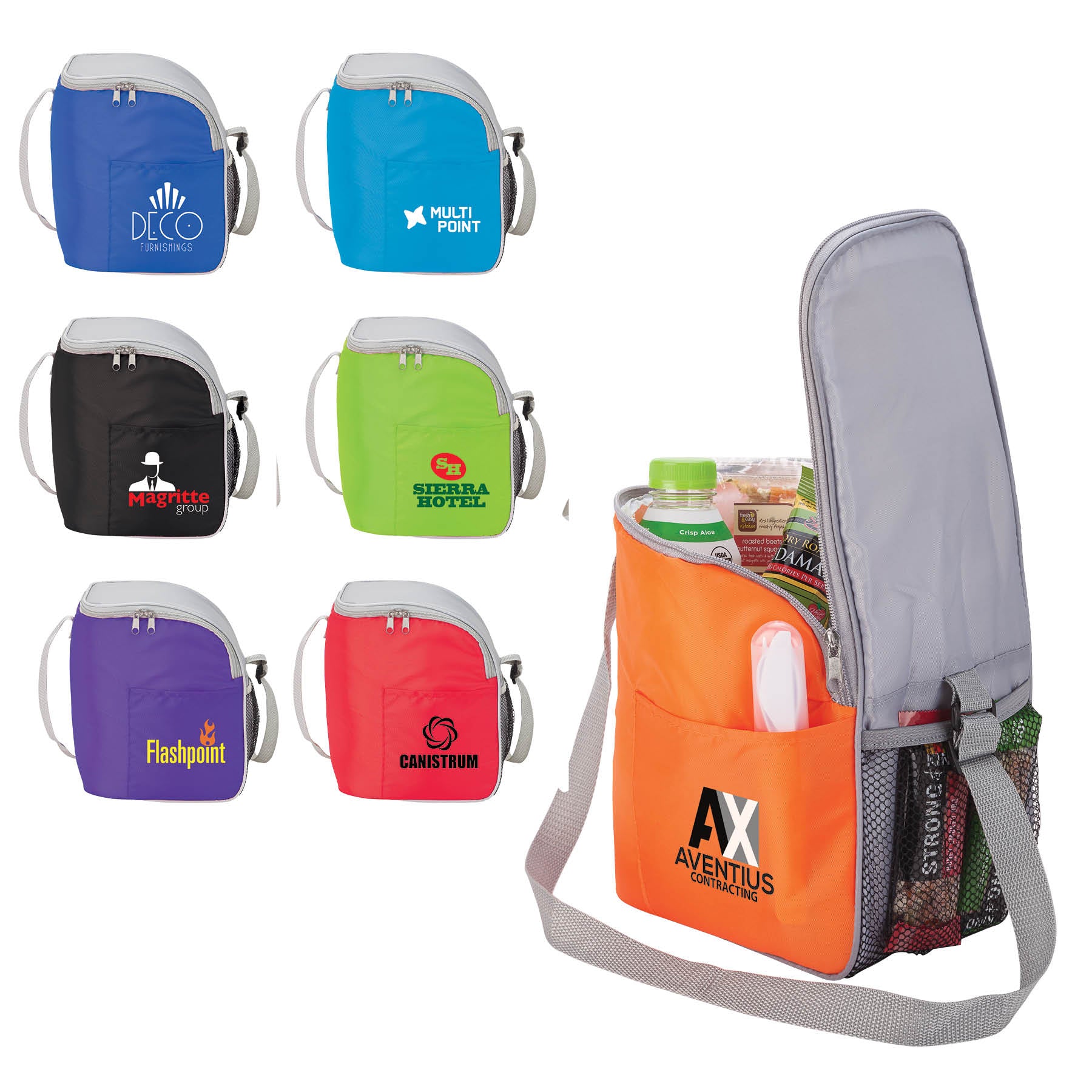 12 can cooler bags color options