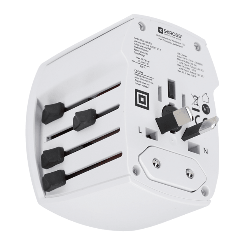 custom international travel adapter