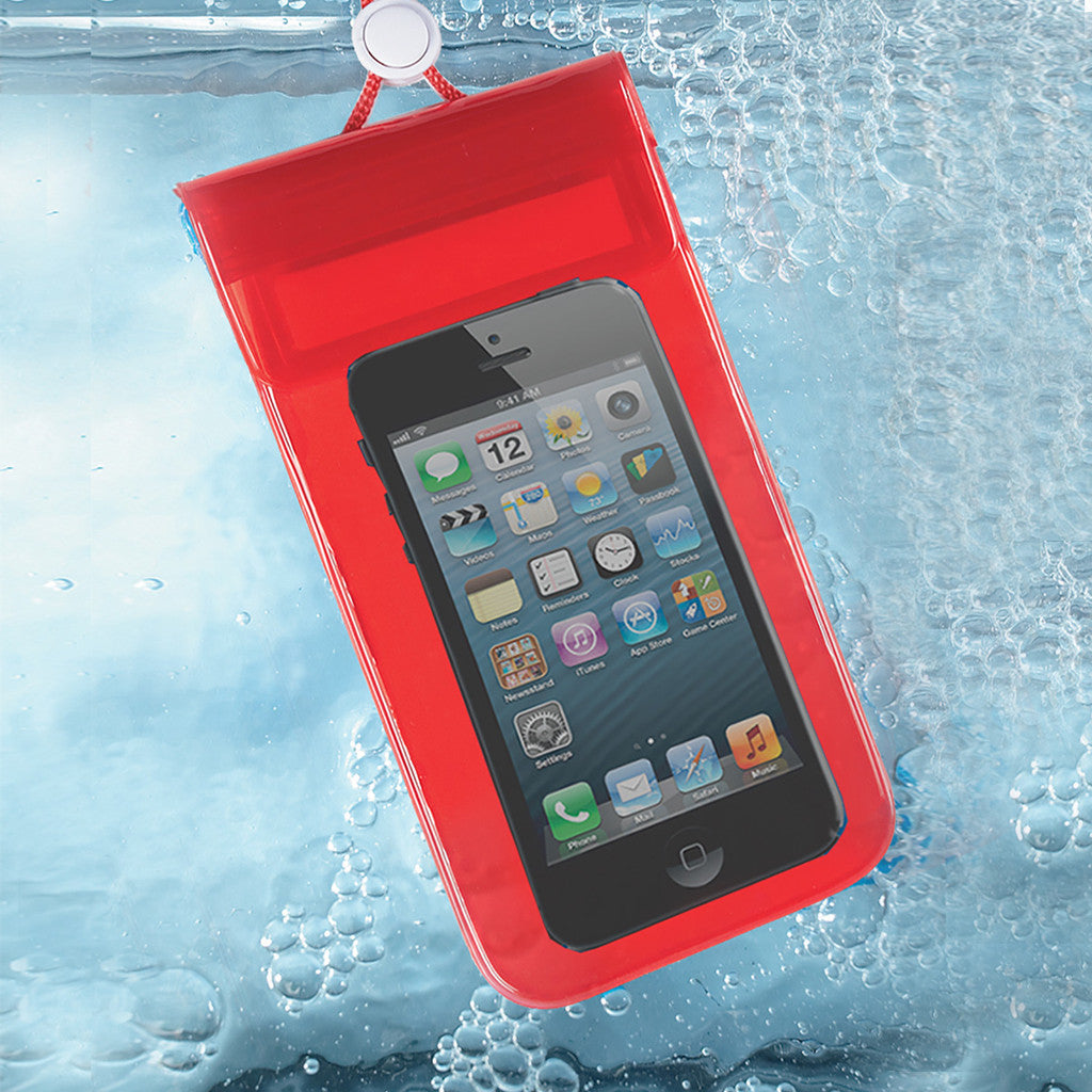 custom waterproof phone pouch