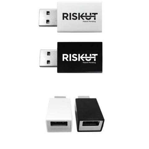 usb data blockers with logo, plastic case