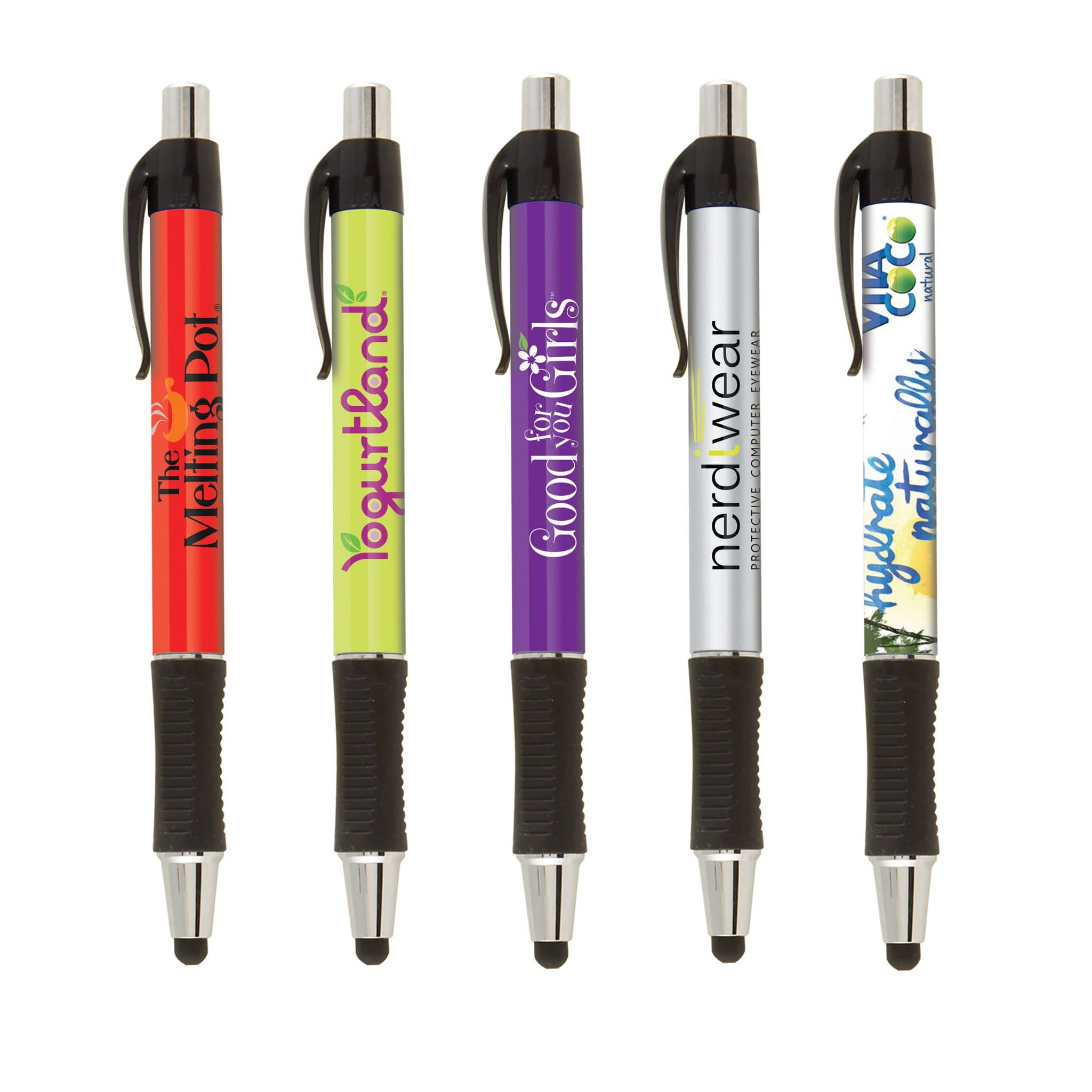 Customized Stylus Pens with Grip