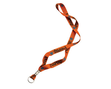 Full Color Waffle Weave Polyester Lanyard