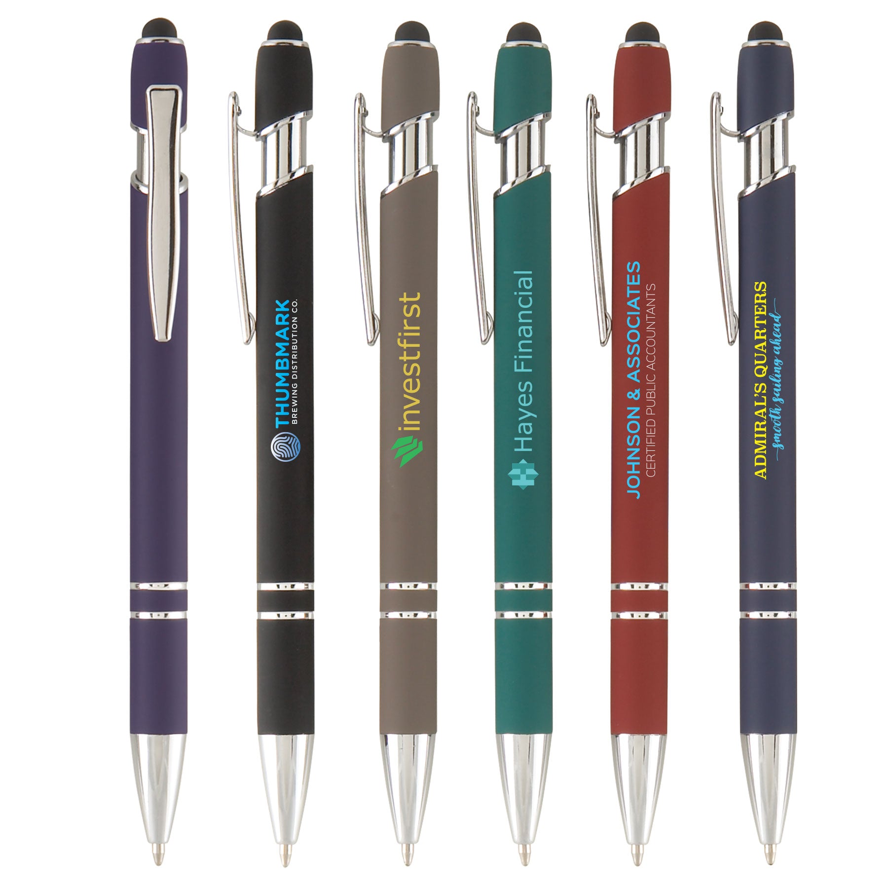 Retractable Metal Pen with Stylus