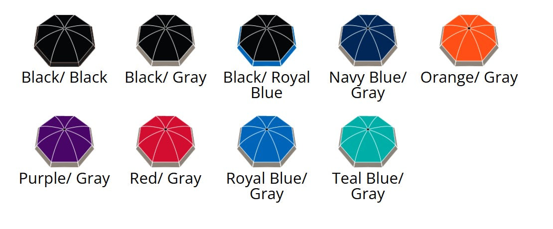 custom inverted umbrella color options
