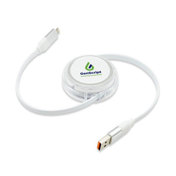 Retractable USB Cable | Branded USB Fast Charge Cable | Tech Swag - PROMOrx