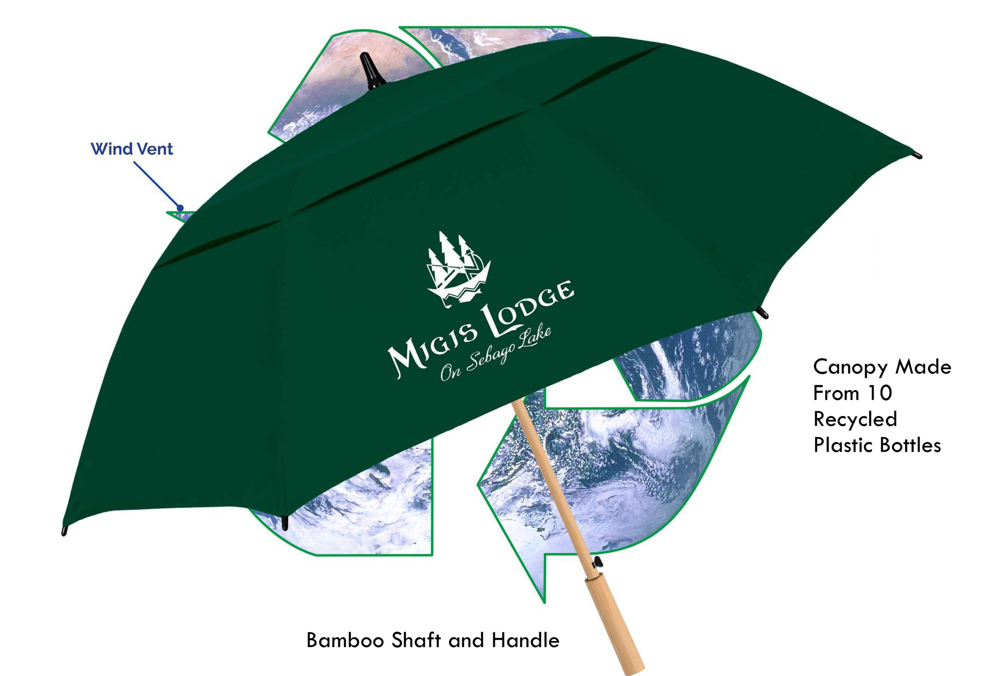 custom printed eco friendly umbrella