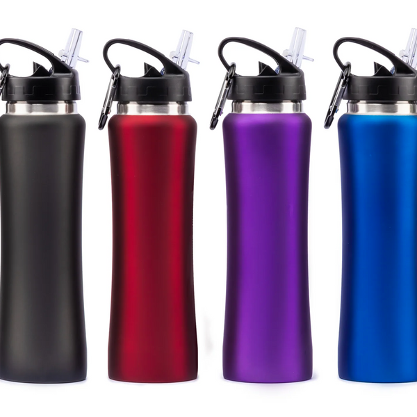17 oz steel water bottles with straws Custom Stainless Steel Water Bottle with Straw