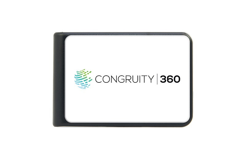 customized portable charger - black