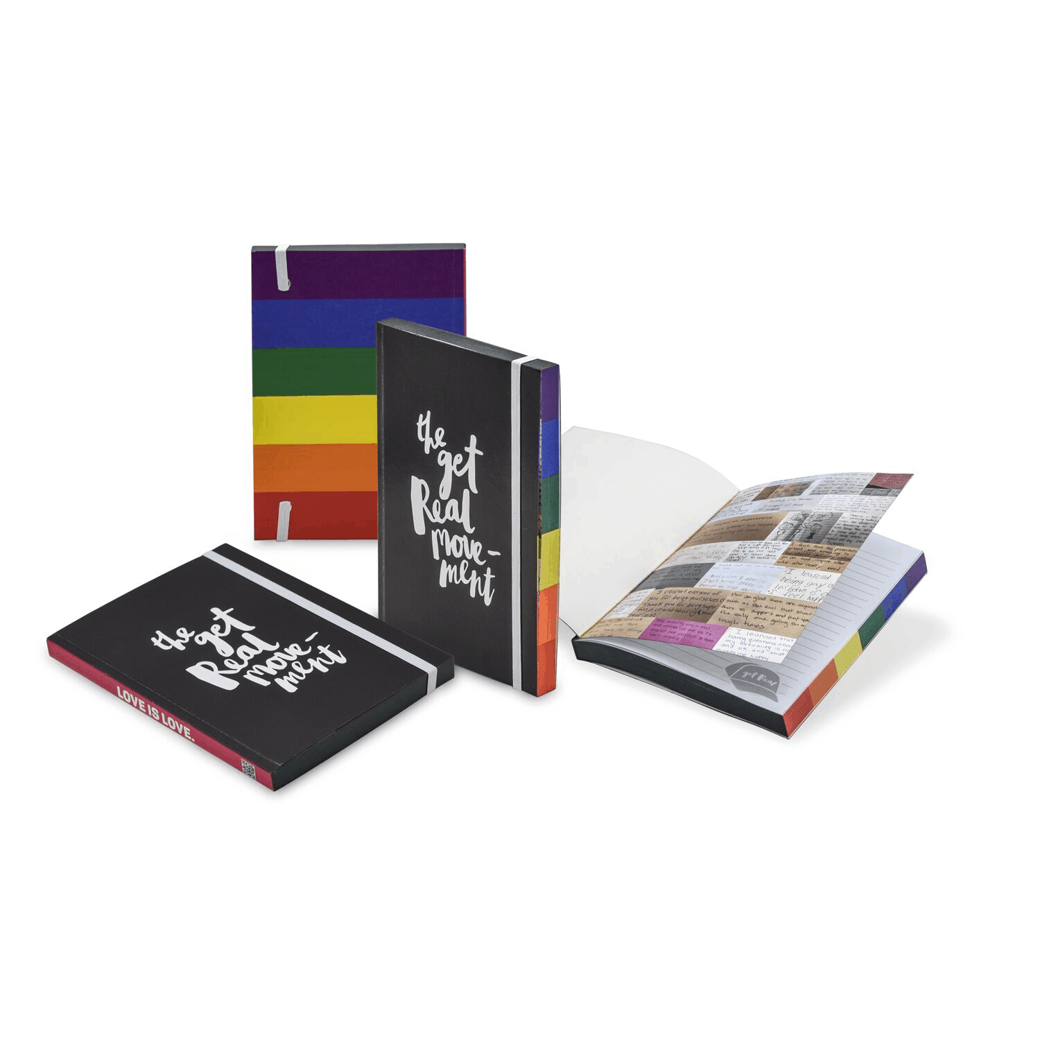 custom notebook journal - edge print