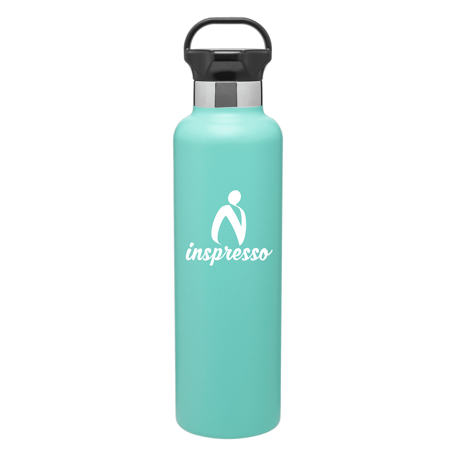 Insulated Water Bottle with Logo Mint Green Matte