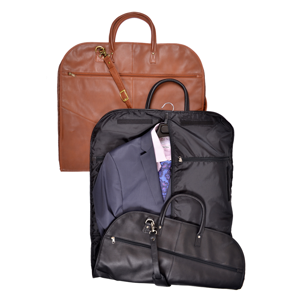 Genuine Leather Garment Bag