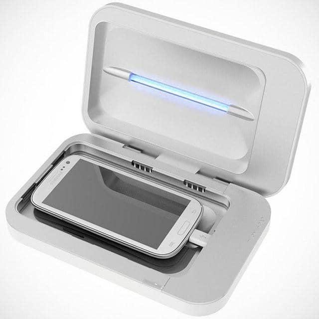 branded uv phone sanitizer open