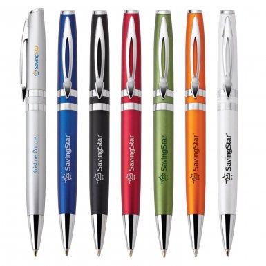 Printed Pen Included with Branded Journals