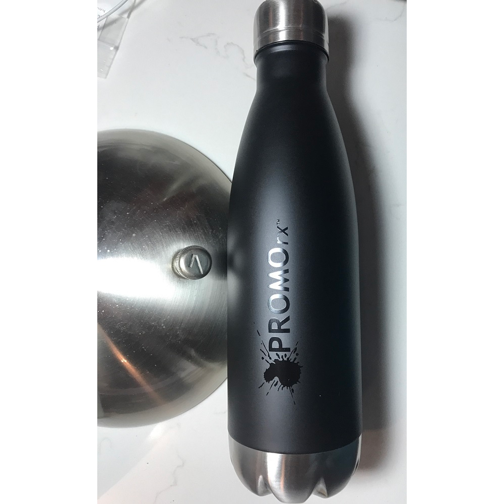 Aluminum Water Bottle with Carabiner-Promo Water Bottle - PROMOrx