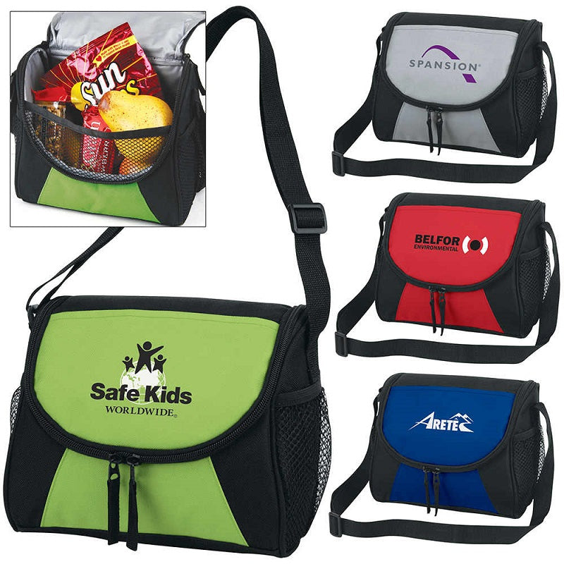 Lunch Bag Cooler with Water Pocket