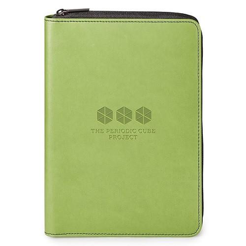 Branded Journal Book Debossed - green