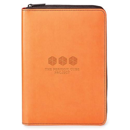 Branded Orange Journal Book Debossed