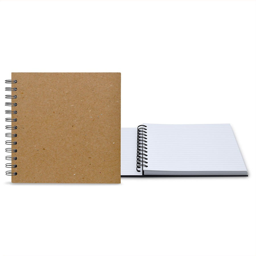 recycled notebook - natural chipboard