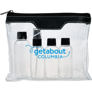 columbia travel toiletry bag Toiletry Kit in Clear Bag | Branded Travel Kits