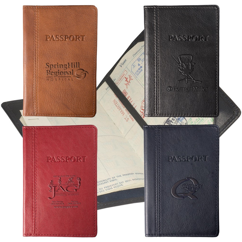 Top-Grain Leather Passport Holder