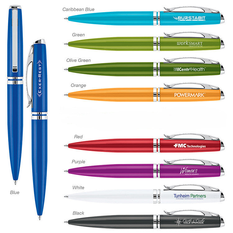 Vibrant Stainless Steel Ballpoint Pen