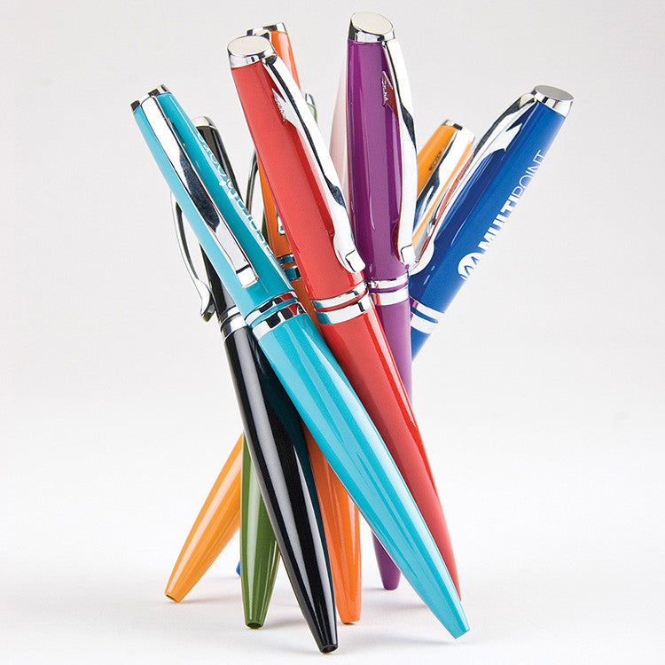 Vibrant Stainless Steel Ballpoint Pen
