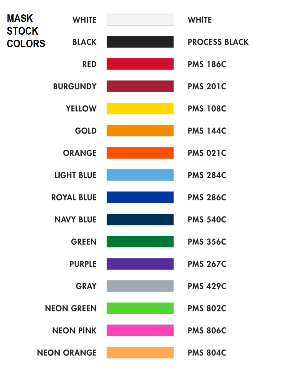 Fitted Custom Face Mask - PROMOrx