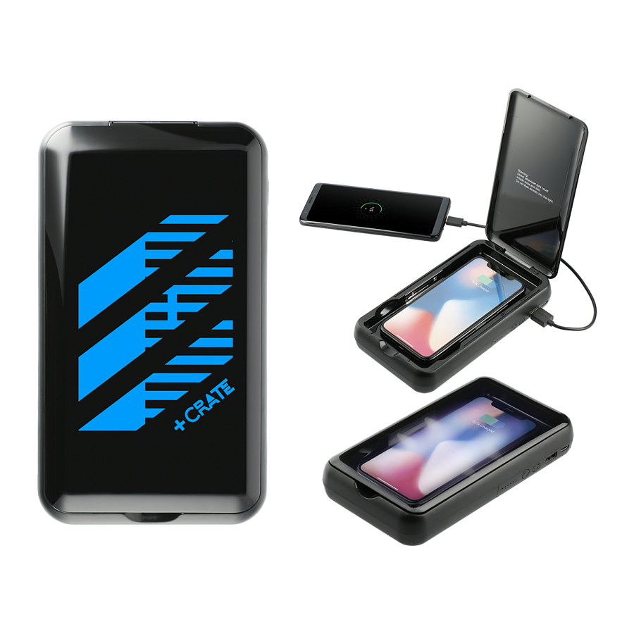 branded uv phone sanitizer charger