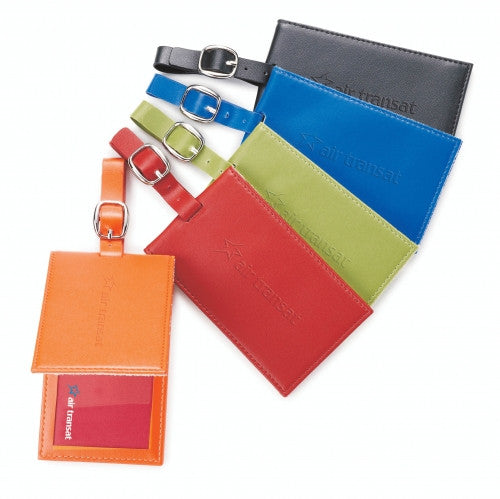 Colorful Leather Luggage Tags
