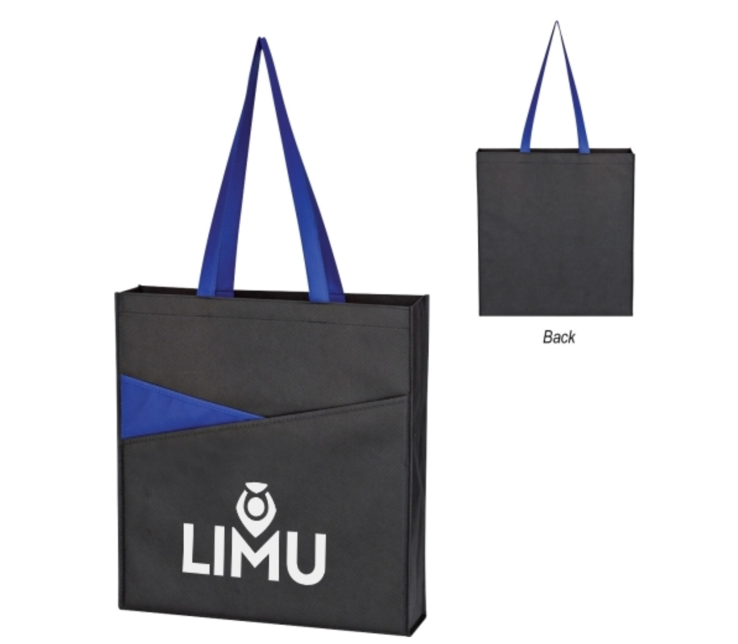 convention tote bags - blue