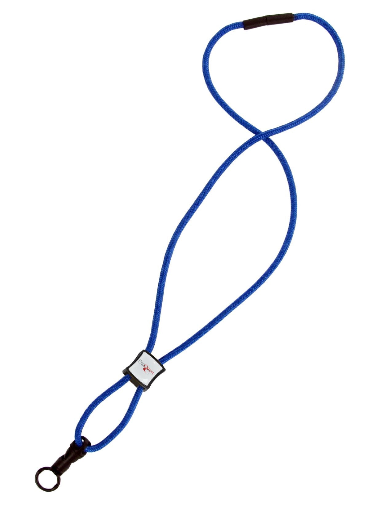 custom cord lanyard - blue