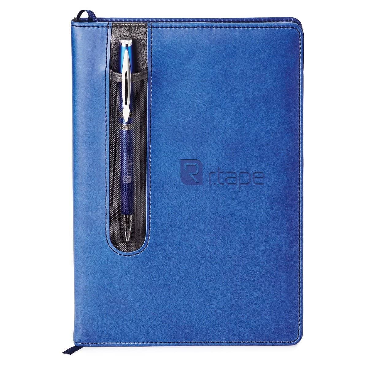 Blue Custom Journal Set Debossed