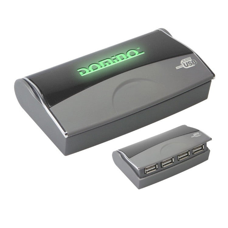 Lighted Desktop USB Hubs Green