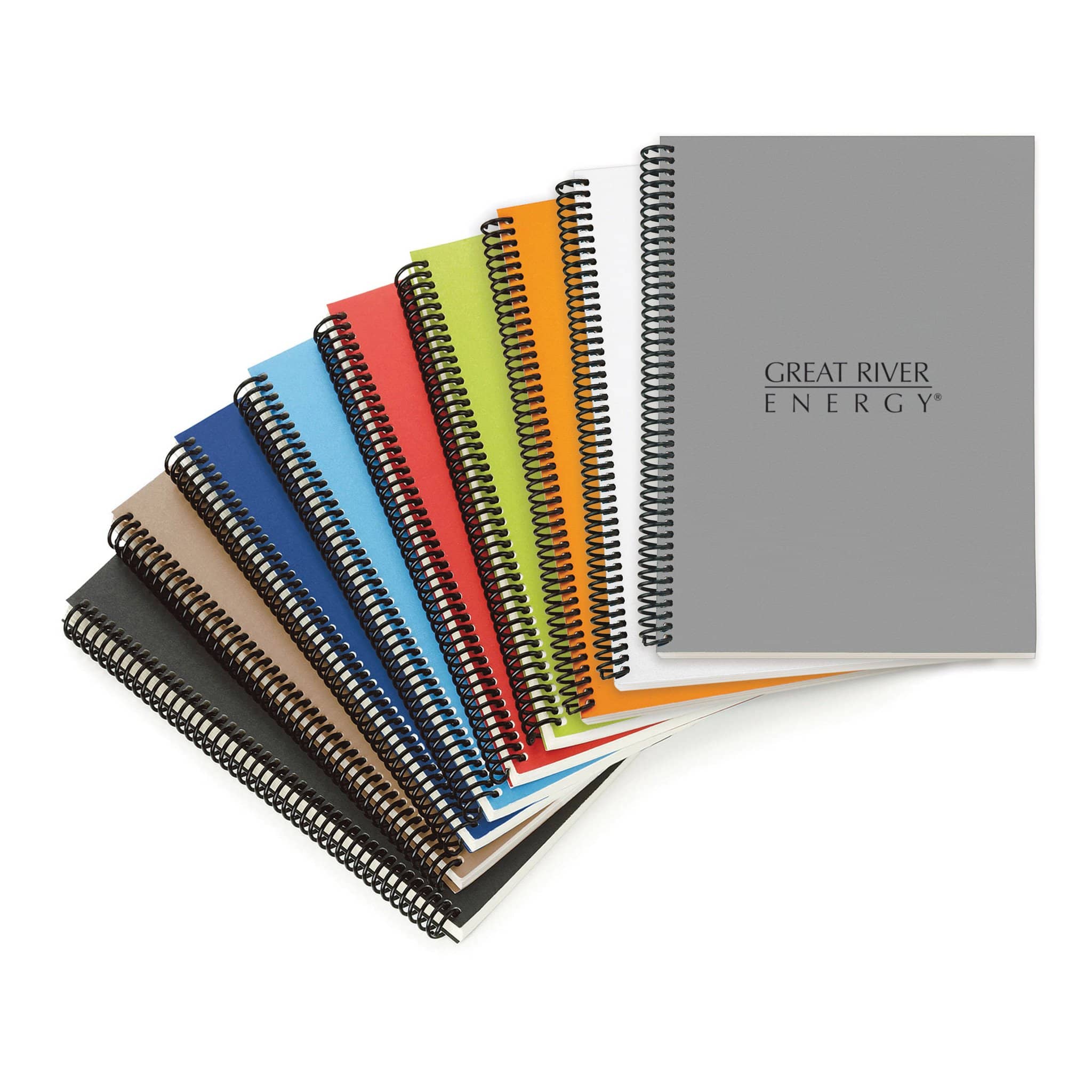 custom recycled notebook colors