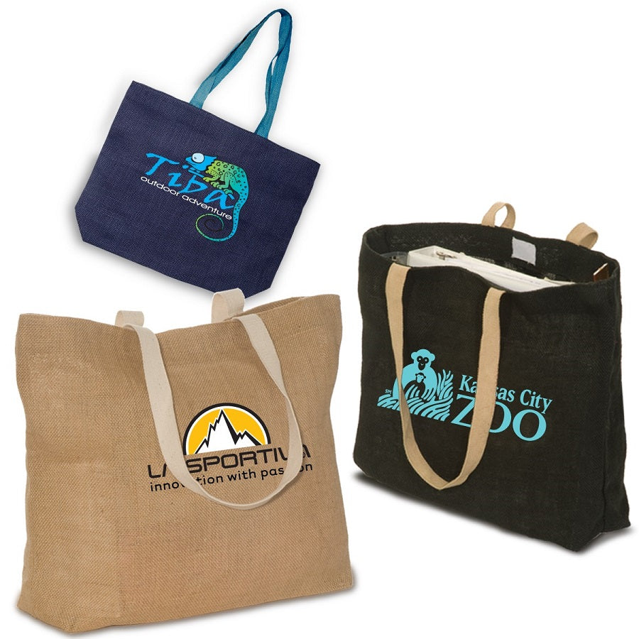 eco friendly custom printed totes colors