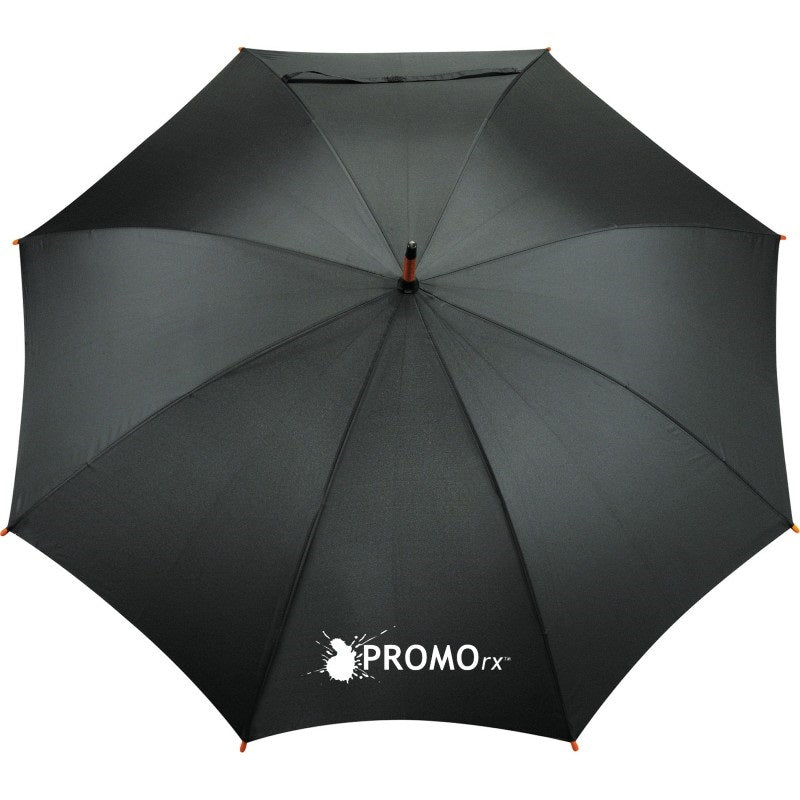 eco friendly promotional umbrella black 