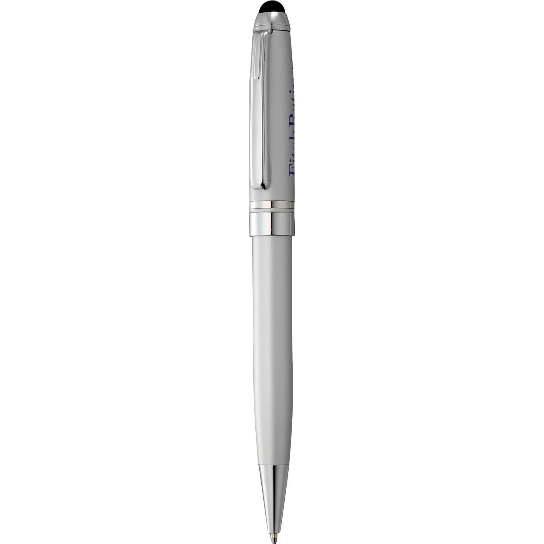 engraved stylus pen - silver