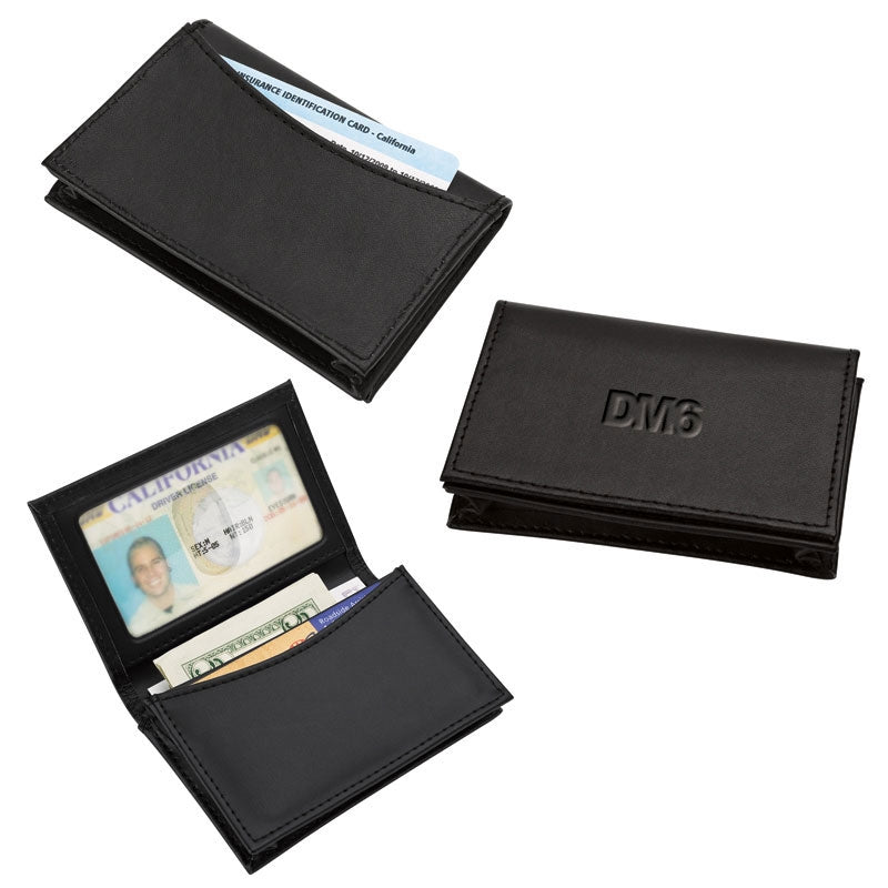 Expandable Leather Business Card Holder