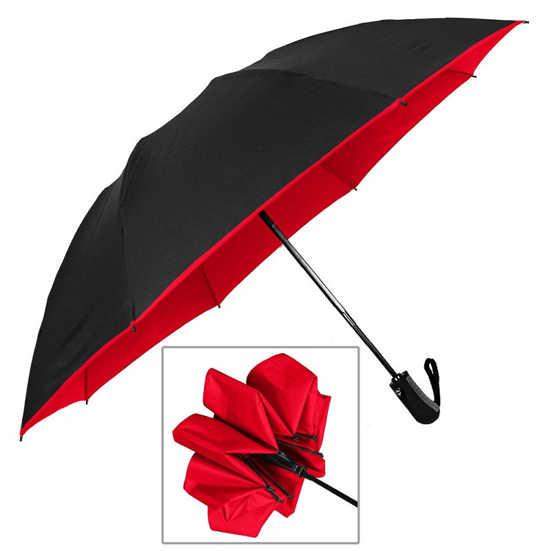 custom inside out umbrellas red