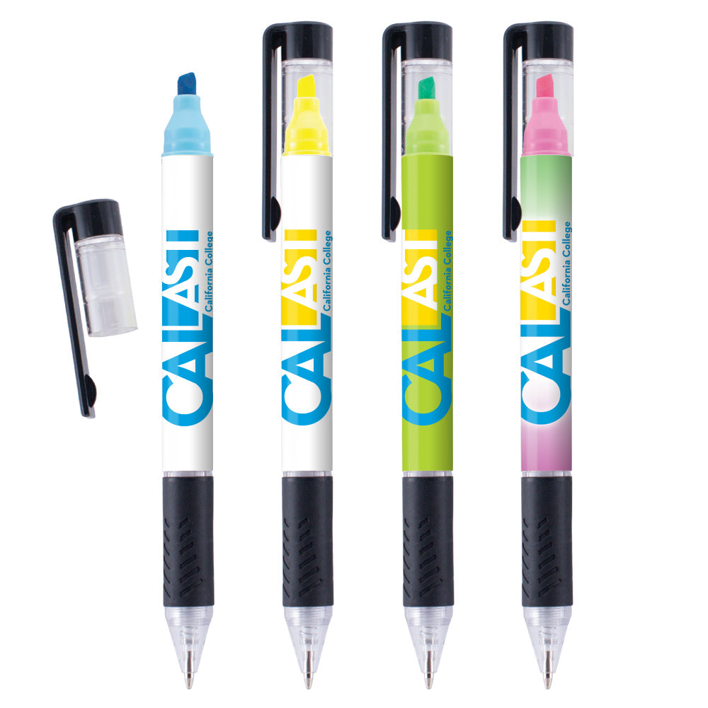 Full Color Printed Pen + Highlighter Duo