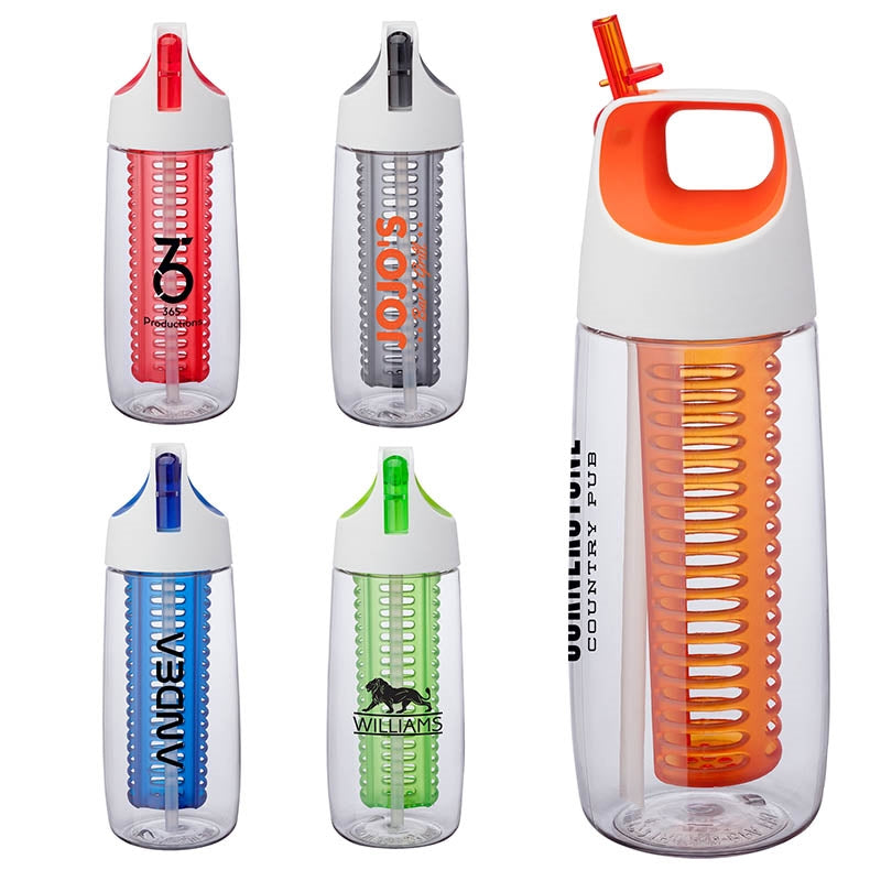 Fruit Infuser Bottle with Straw