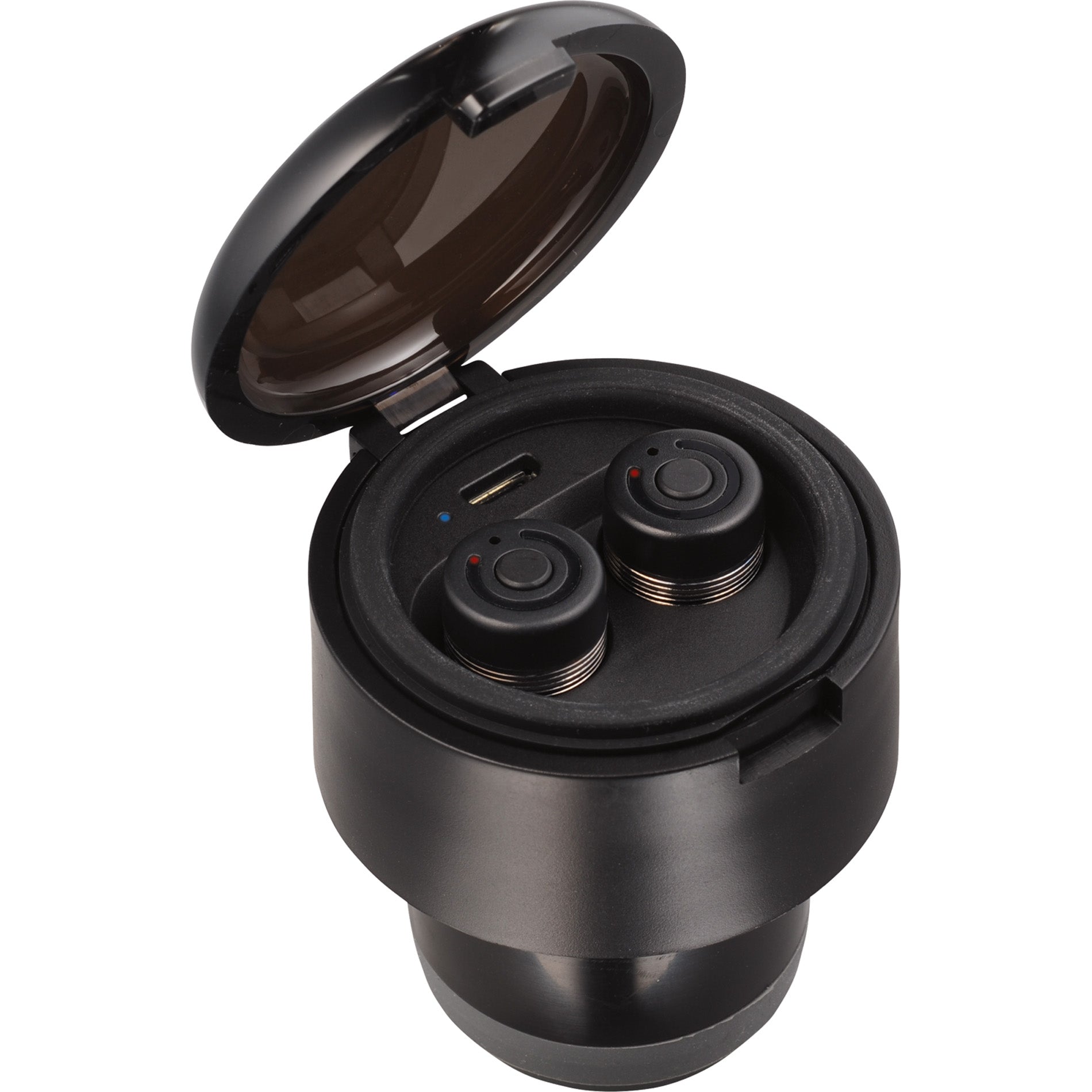 Insulated Bottle + Wireless Earbuds Lid