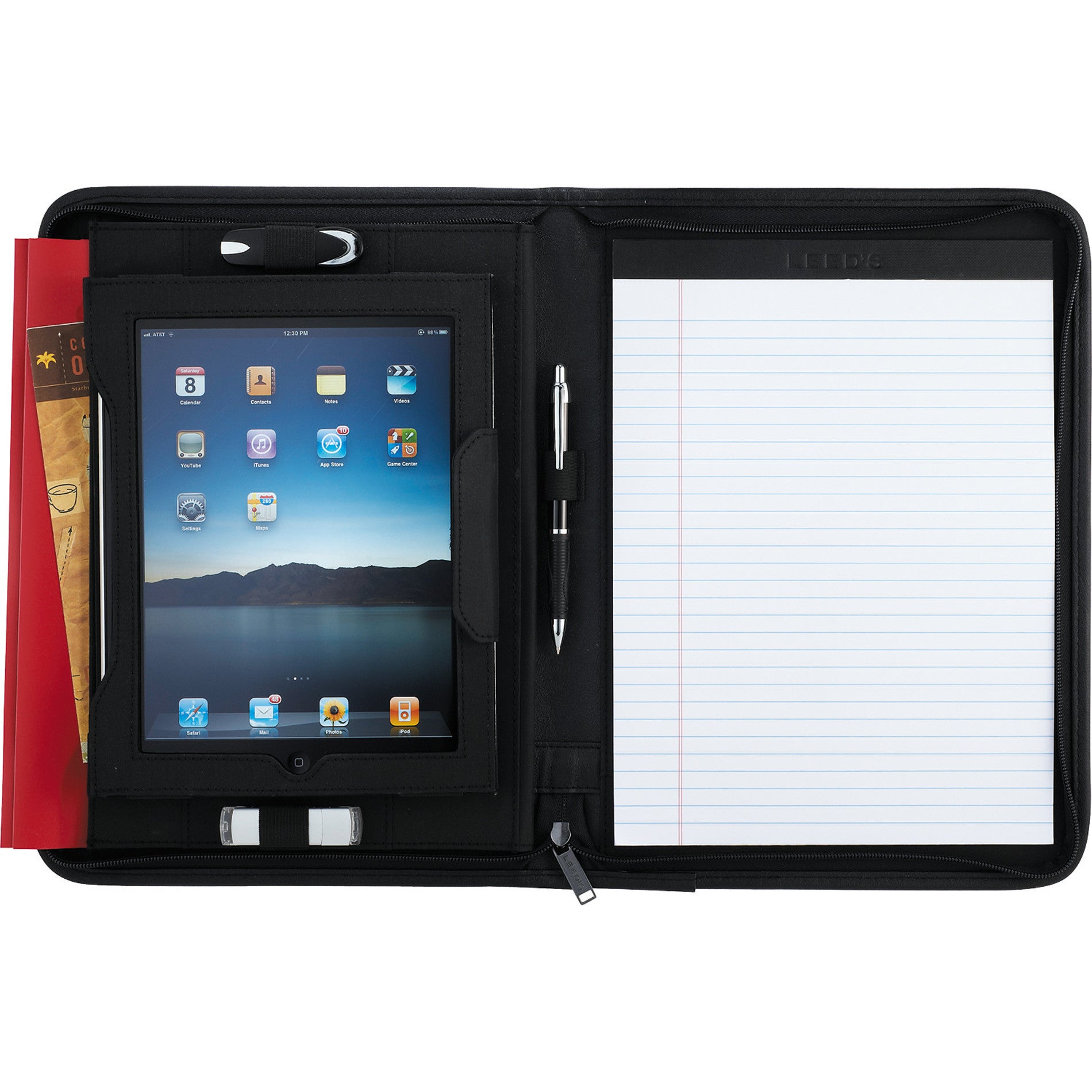 Basic iPad Case with Notepad-Logo iPad Cases - PROMOrx Basic iPad Case with Notepad-Logo iPad Cases - PROMOrx