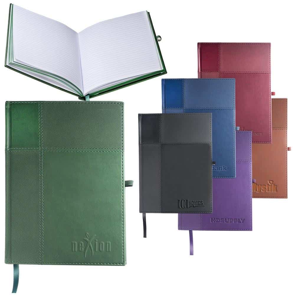 Custom Journal and Stylus Pen Gift Set - colors