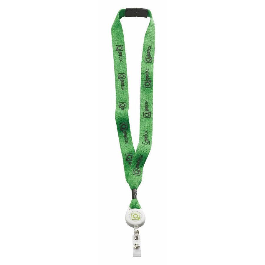 Lanyard with Retractable Badge Clip
