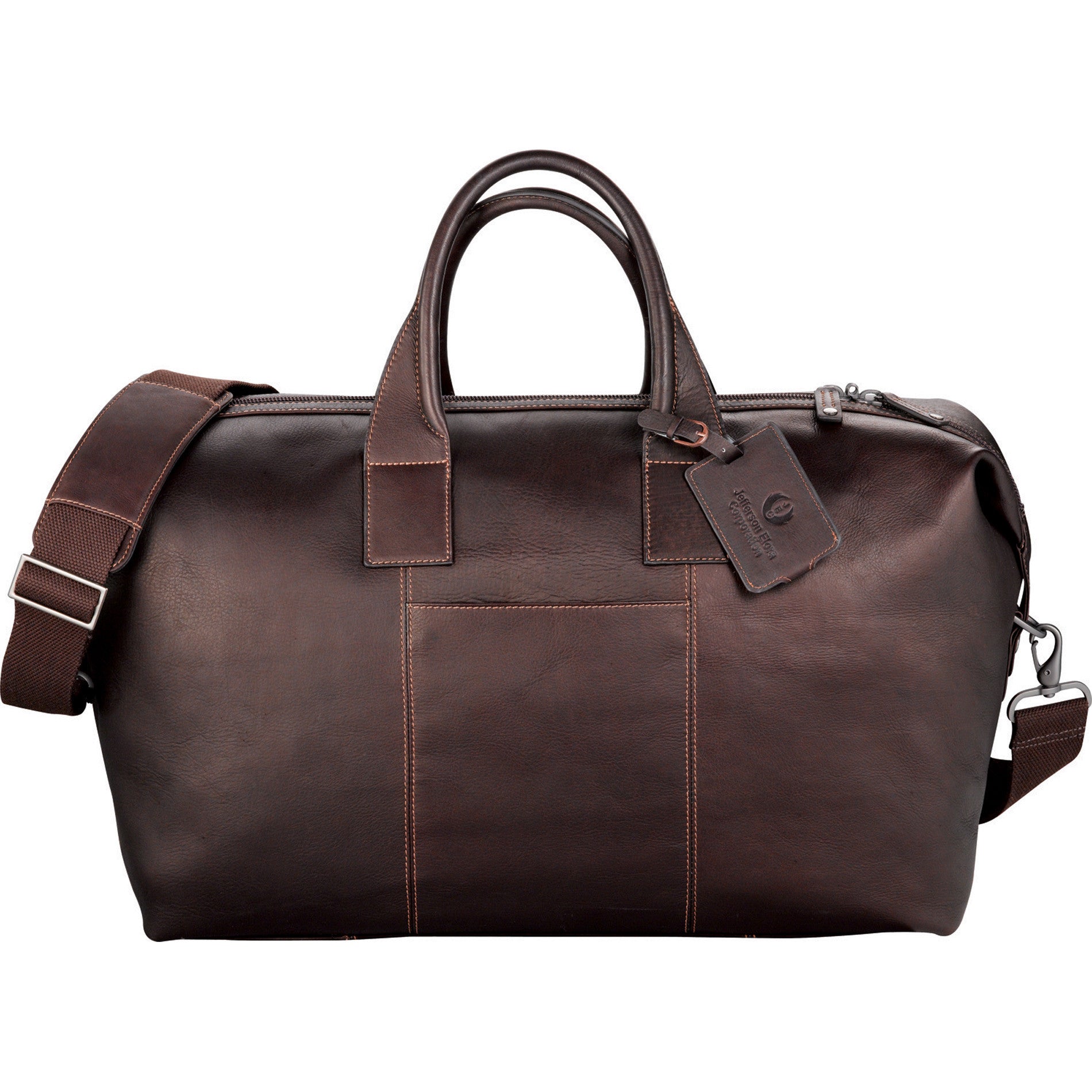 executive leather duffle bag