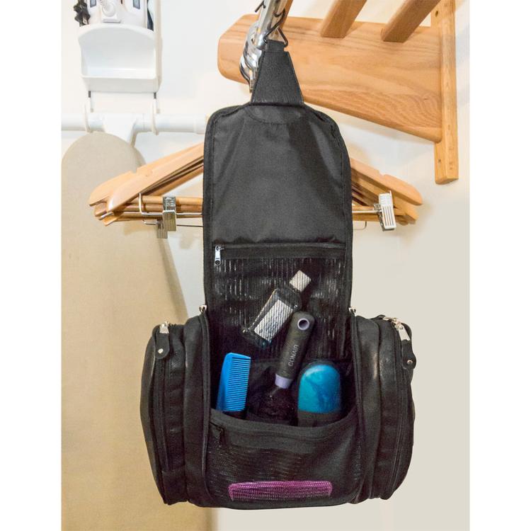 Genuine Leather Hanging Toiletry Bag