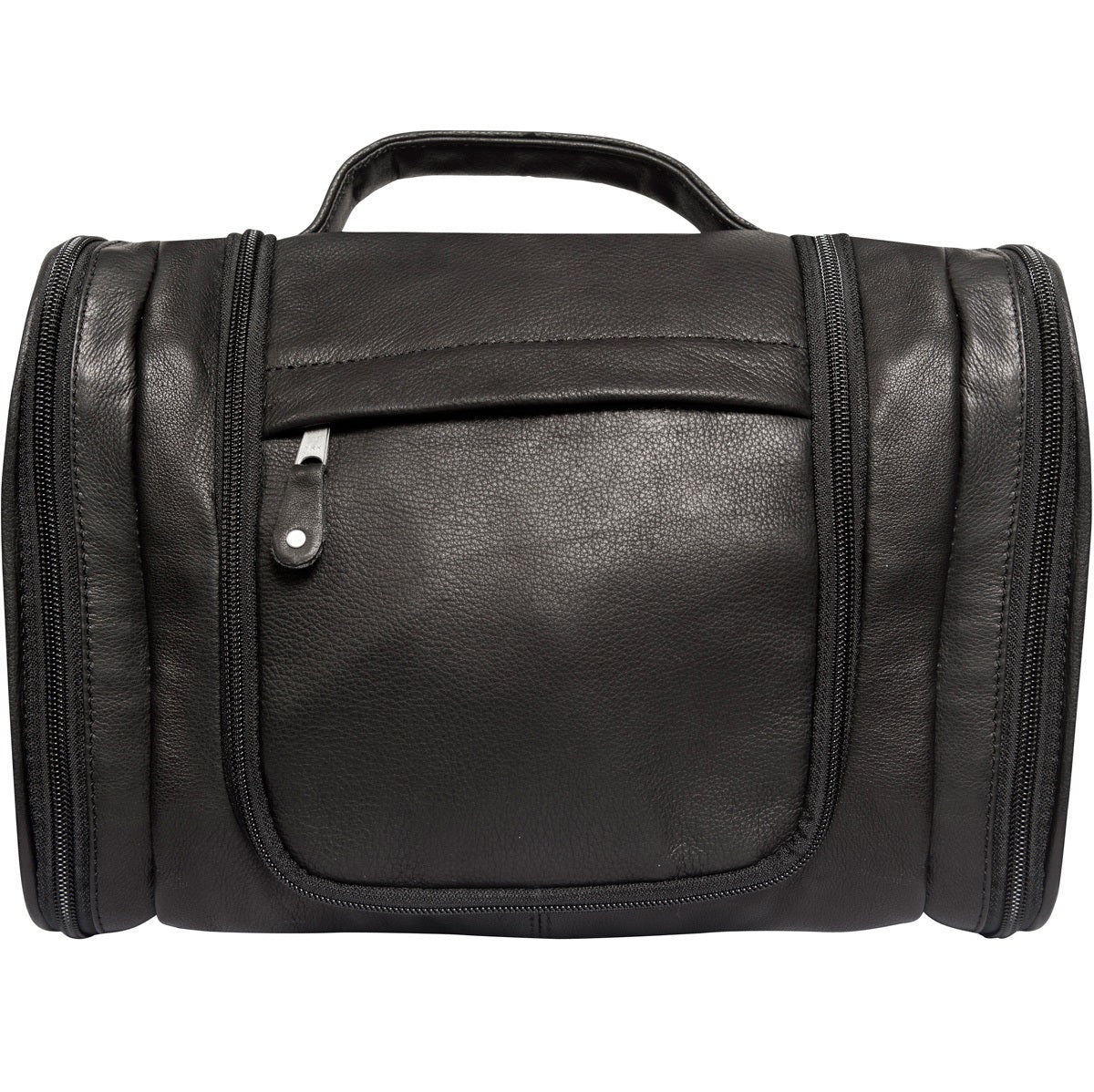 Genuine Leather Hanging Toiletry Bag