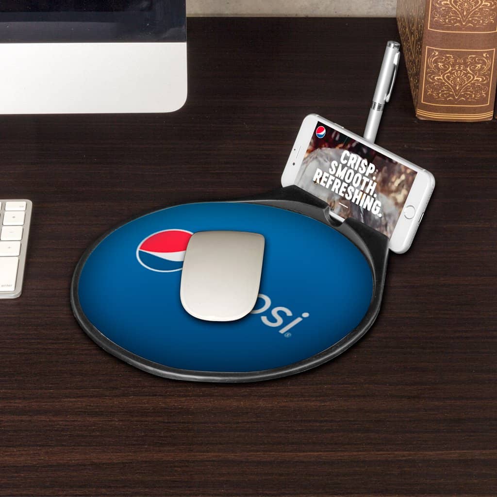 Custom Mouse Pad with Phone Stand