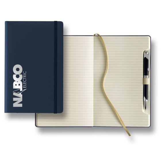 Custom Journal Set with Pen - navy